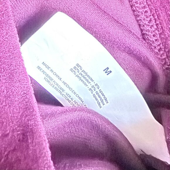 NWT Gloria Vanderbilt Velour Pullover, Women's Medium - Picture 5 of 5